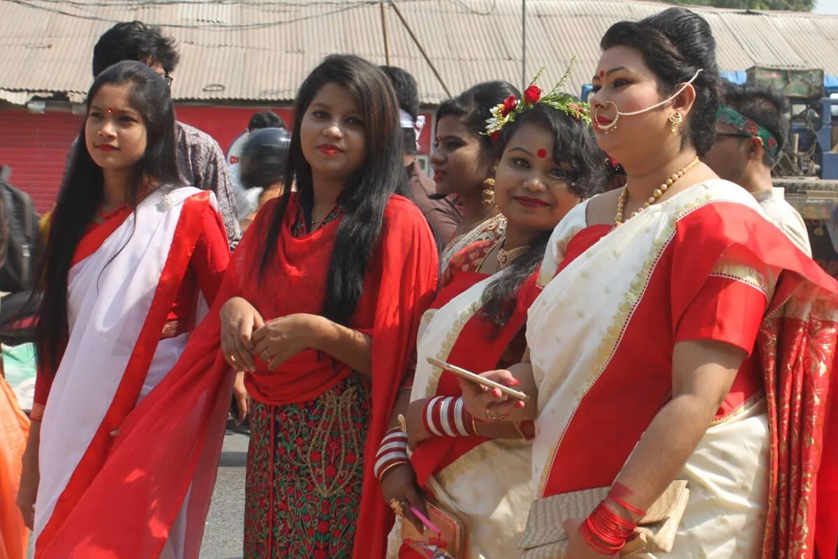 RSTU students participating in a cultural gathering